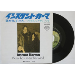 LENNON ONO AND THE PLASTIC ONO BAND - INSTANT KARMA (Pressage Japon)