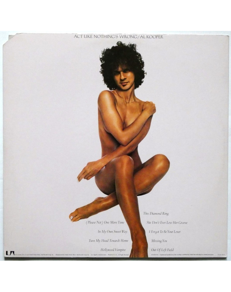 AL KOOPER - ACT LIKE NOTHING'S WRONG (Pressage US) AL KOOPER - ACT LIKE NOTHING'S WRONG (Pressage US)