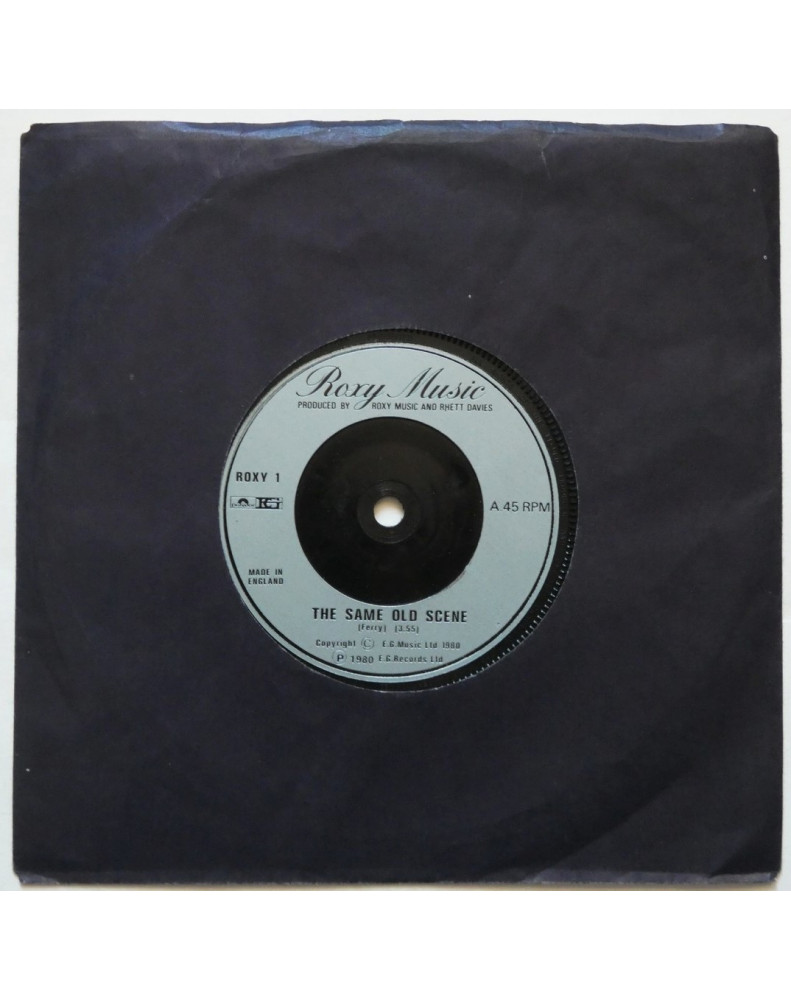 ROXY MUSIC - THE SAME OLD SCENE (7" Pressage UK) ROXY MUSIC - THE SAME OLD SCENE (7" Pressage UK)